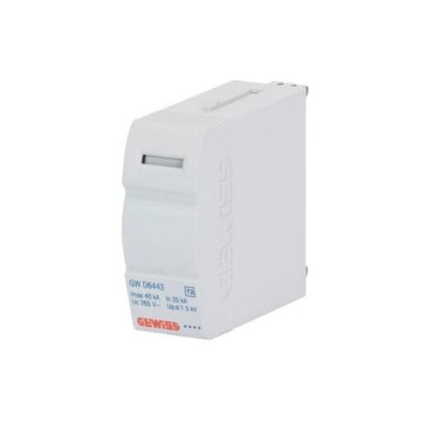 LST - CARTOUCHE NEUTRE 50KA T1+2 GEWISS GWD6453