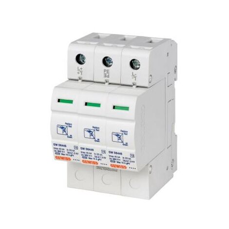 LST - PARAFOUDRE 3P 40KA 1000V CC T2 GEWISS GWD6428