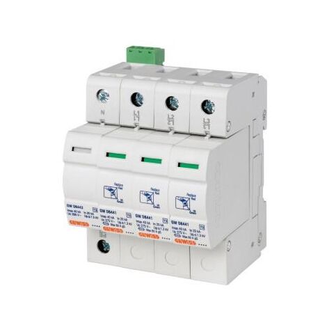 LST - PARAFOUDRE 3P+N 40KA AUX. T2 GEWISS GWD6420