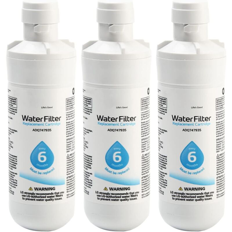 KZQ - LT1000P Lot de 3 filtres à eau de rechange pour frigo, compatible avec frigo Kenmore9980