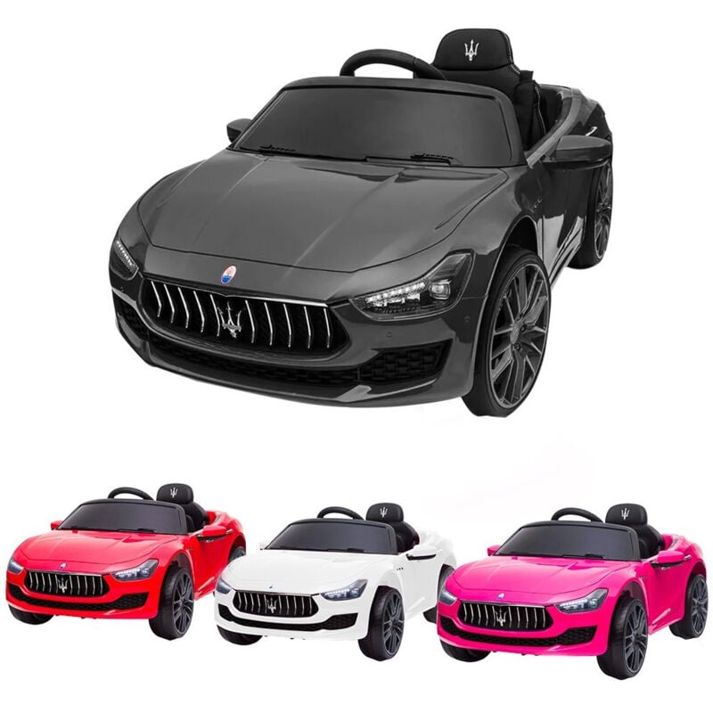 Mediawave Store - LT880 maserati ghibli voiture électrique pour enfants avec lumière led 12V e MP3 Couleur: Rose