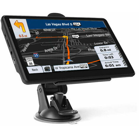 LTDSFHC Navigateur de navigation GPS pour voiture et camion à écran tactile de 7 pouces Sat 8 Go 256 Mo Système de navigation GPS pour VR automatique