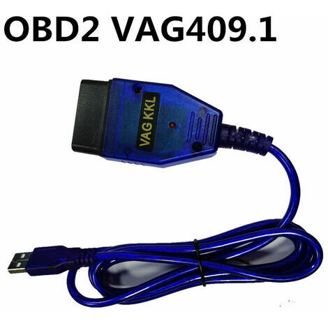 LTDSFHC Outil De Diagnostic Pour Voiture, Scanner Pour Audi A2 A3 A4 A6 A8 Q7 Tt S3 S2 80 409 100, Obd2 Vag409.1, Cable Usb 200