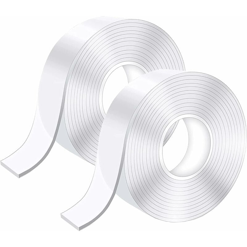 10 m extra starkes doppelseitiges Klebeband, klares, waschbares, dünnes Nano-Klebeband, entfernbares, spurloses, rutschfestes Klebeband, | 08939835295997 10 m extra starkes doppelseitiges Klebeband, klares, waschbares, dünnes Nano-Klebeband, entfernbares, spurloses, rutschfestes Klebeband, | 08939835295997