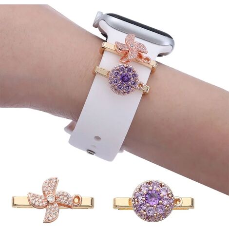 LTS FAFA Apple Watch Mini Spinning Pinwheel Diamant Bracelet Ornement Bracelet Ornement Bracelet Accessoire