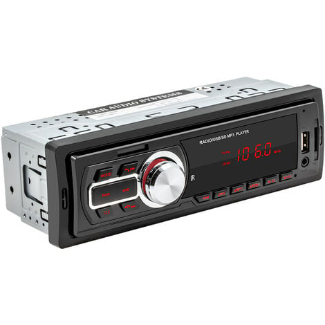 Autoradio Bluetooth Poste Radio Voiture,1Din, 4x60W, 7Couleurs FM Stéréo  USB/SD/AUX/EQ/Lecteur MP3 autoradio Pioneer (3) : : High-Tech