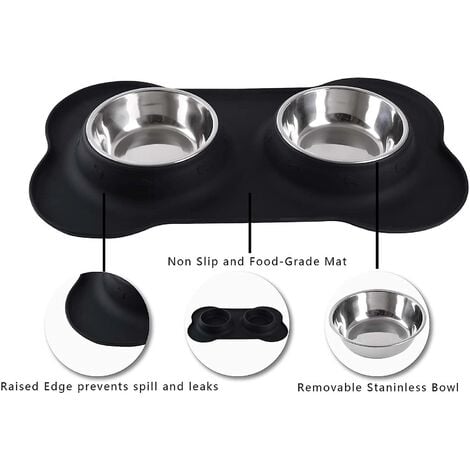 Lot de 3 couvercles de boîtes de conserve en silicone pour chien, chat,  nourriture humide, taille universelle, convient à la plupart des aliments  en conserve pour chien et chat de taille standard. 