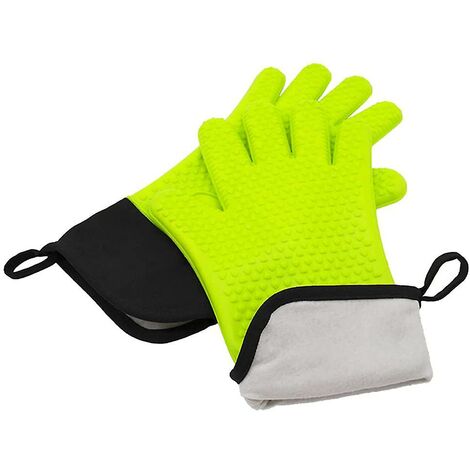 LTS FAFA gants de cuisine, longs gants imperméables pour barbecue, friture, grillades, feu et huile, gelé