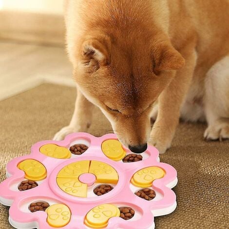LTS FAFA Jouets pour chiens Puzzle pour chiens Jouets d'alimentation Intelligent Feeding Game Activity Fun Board Dog Training Game Slow