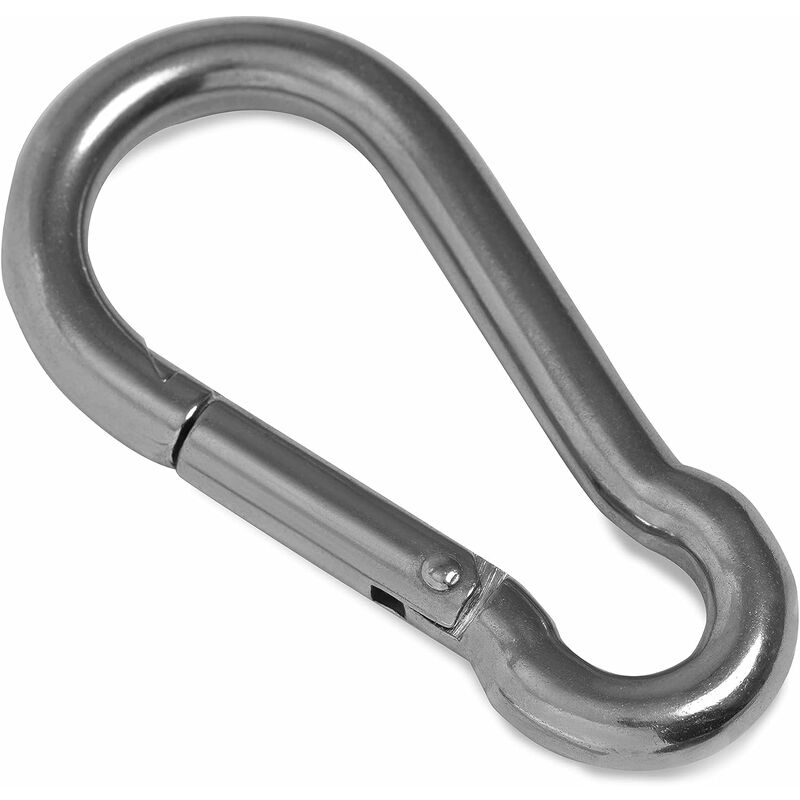 Lts Fafa - Set di 2 moschettoni in acciaio inox