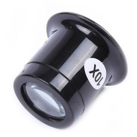 LTS FAFA Ménage 5x 10x Noir Loupe Réparation De Montre Outils Spéciaux Masque Pour Les Yeux Bijoux Anneau Optique Oeil Loupe Oculaire 1pcs (10x)