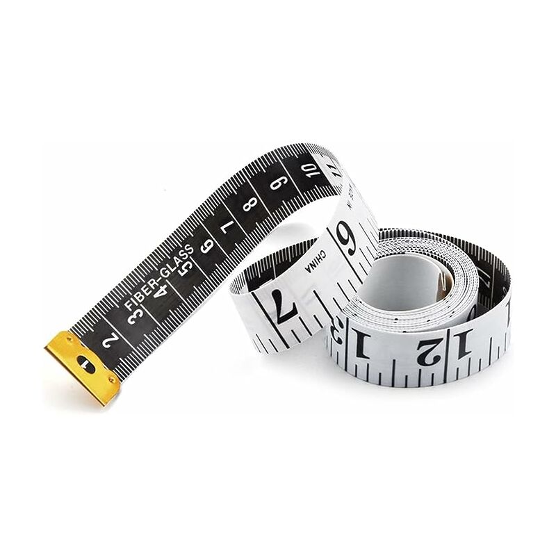 Metro a nastro da sarto a doppia faccia, righello