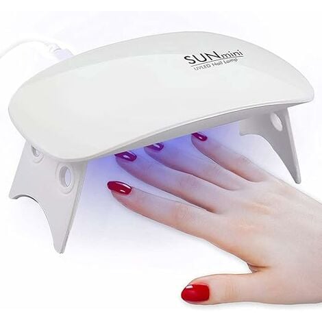 Mini lampe de luminothérapie portative pour la taille des ongles, stockage  d'énergie, lampe ronde pour les ongles, charge – acheter les meilleurs