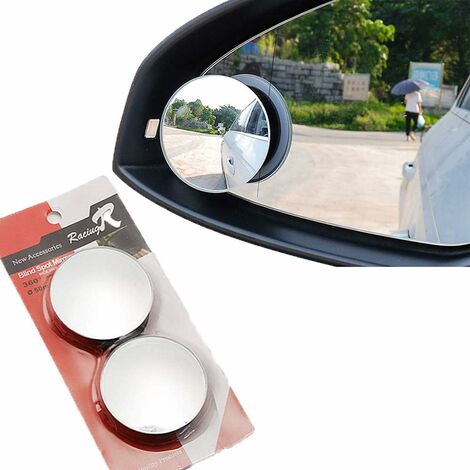 AIDUCHO Miroir D'angle Mort De Voiture, 2 Pièces, Rond Sans Cadre