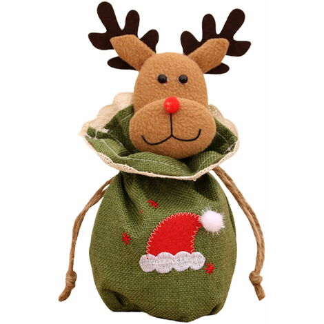 LTS FAFA Noël Père Noël Bonhomme De Neige Sac Cadeau Sac De Bonbons Veille  De Noël