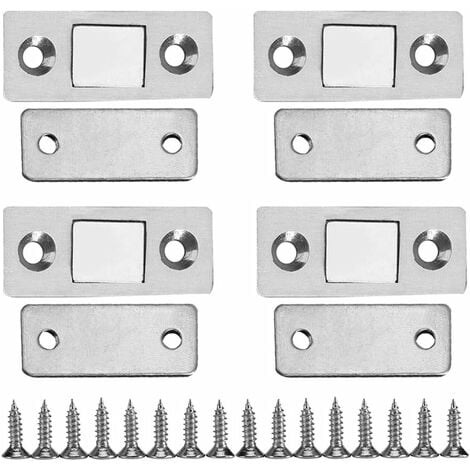 Armoire Porte Magnétique Prise Jiayi 4 Pack Ultra Mince Placard