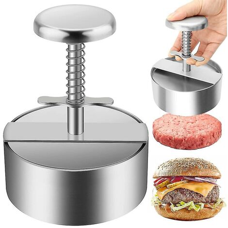 LTS FAFA Presse à hamburger, presse à hamburger en acier inoxydable de qualité supérieure, machine à hamburger réglable