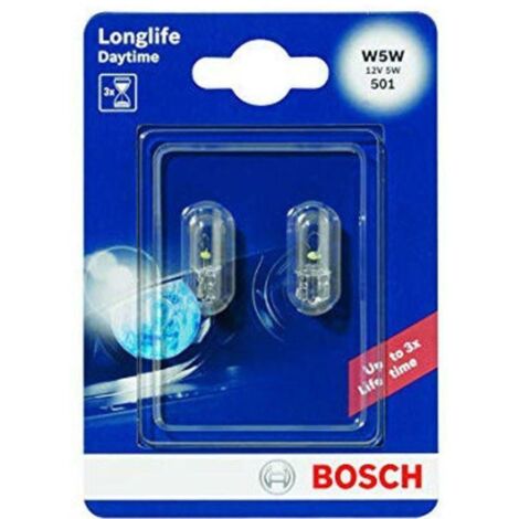 Lubex 2 bombillas halÓgenas w5w bosch 12v 1202
