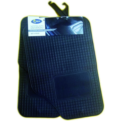 Lubex SET 4 TAPPETI PER AUTO IN PVC SAGOMABILI