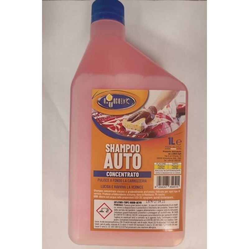 Lubex - shampooing auto concentré 1 litre - 12774