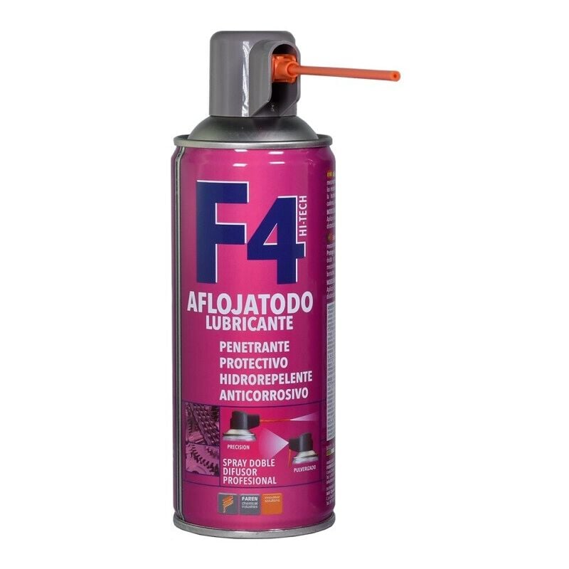 

Spray lubricante aflojatodo multiusos F4 200ml. ( 974021) - Faren