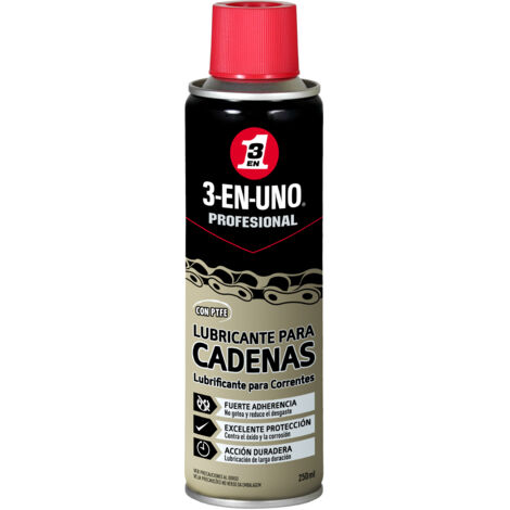 Lubricante cadenas "3 EN 1" Profesional - 250 ml - 6 Uds.