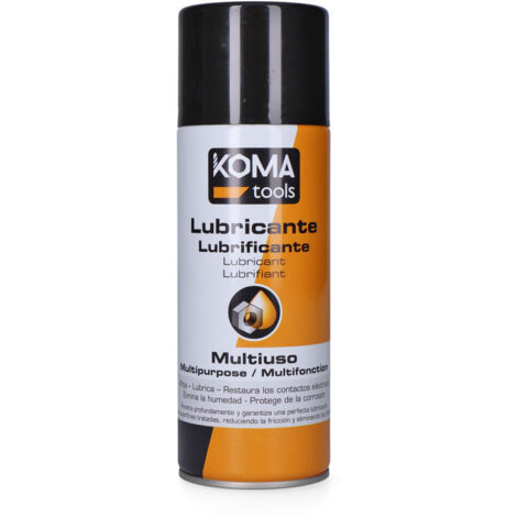 Lubricante Multiusos Spray 400ml Contactos Eléctricos Anticorrosivo Koma Tools