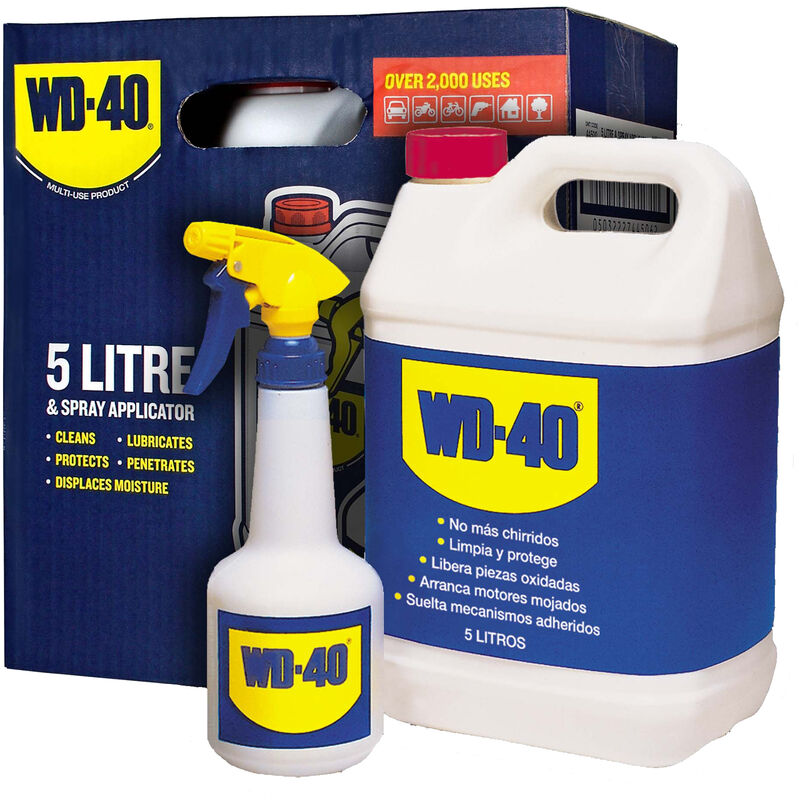 

Wd-40 - WD40 Industrial - Aceite lubricante multiusos Bidón 5L + Pulverizador