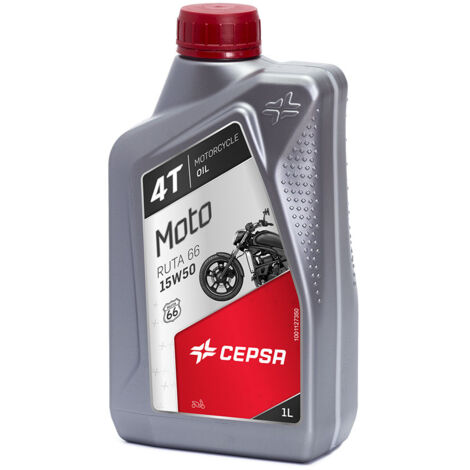Lubrifiant Barre Moto - Moteur 1l. 4t Ruta 66 15w50 Cepsa