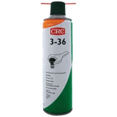 Lubrifiant CRC 3-36, Aérosol 335 ml / 250 ml, NSF ( Prix pour 1 ) Protection temporaire (jusqu'à 6 mois) contre la corrosion. Utilisable en industrie alimentaire