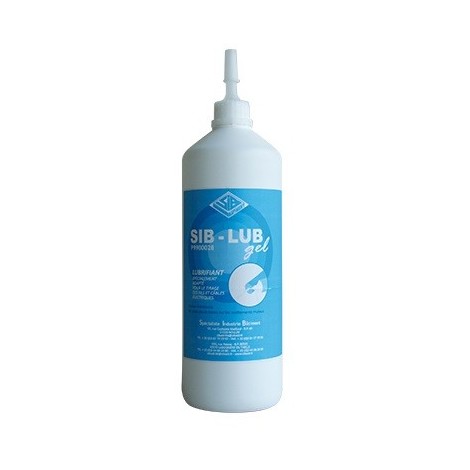 Lubrifiant gel liquide pour tirage des cables et fils dans gaine ICTA bouteille 1 litre SIB-LUB SIB ADR P9900028