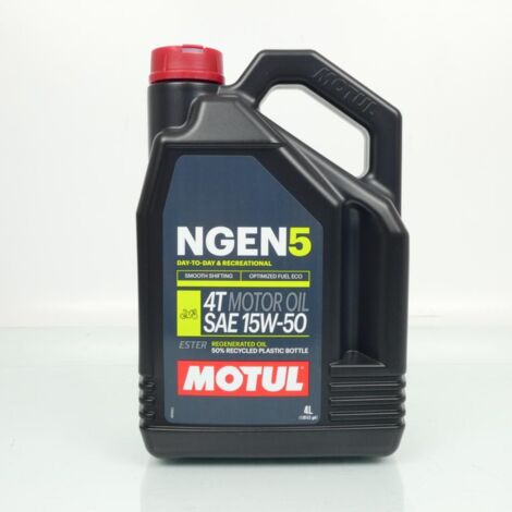 Lubrifiant huile Motul NGEN 5 15W50 4L pour moto route tout