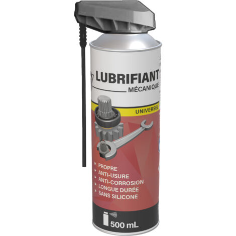 Lubrifiant mécanique multifonctions en aérosol 500mL - Propre - Antifriction - Professionnel