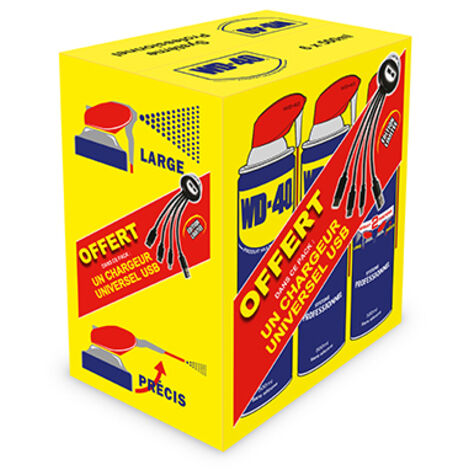 Lubrifiant Multi-fonctions 5-en-1 Wd-40 6x500ml - Wd 40