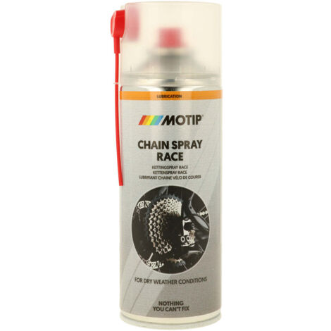 LUBRIFIANT POUR CHAINE DE VELO SPORT AEROSOL 400ML MOTIP