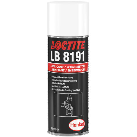 Lubrifiant Sec au MOS2 Loctite 8191 Aérosol 400mL
