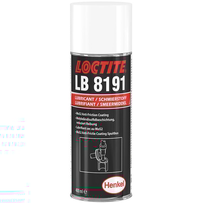 Lubrifiant Sec au MOS2 Loctite 8191 Aérosol 400mL