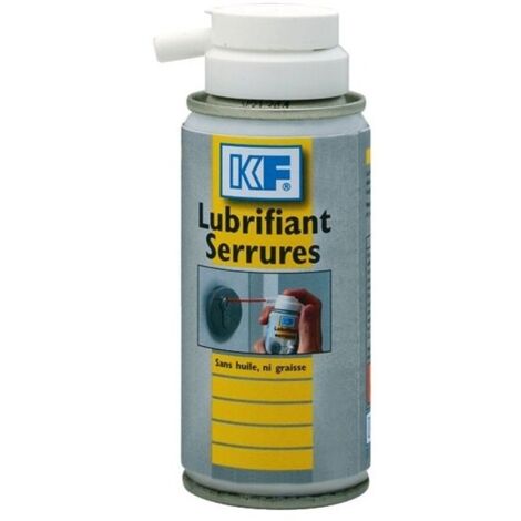 Lubrifiant serrures longue duree aerosol 100 ml net