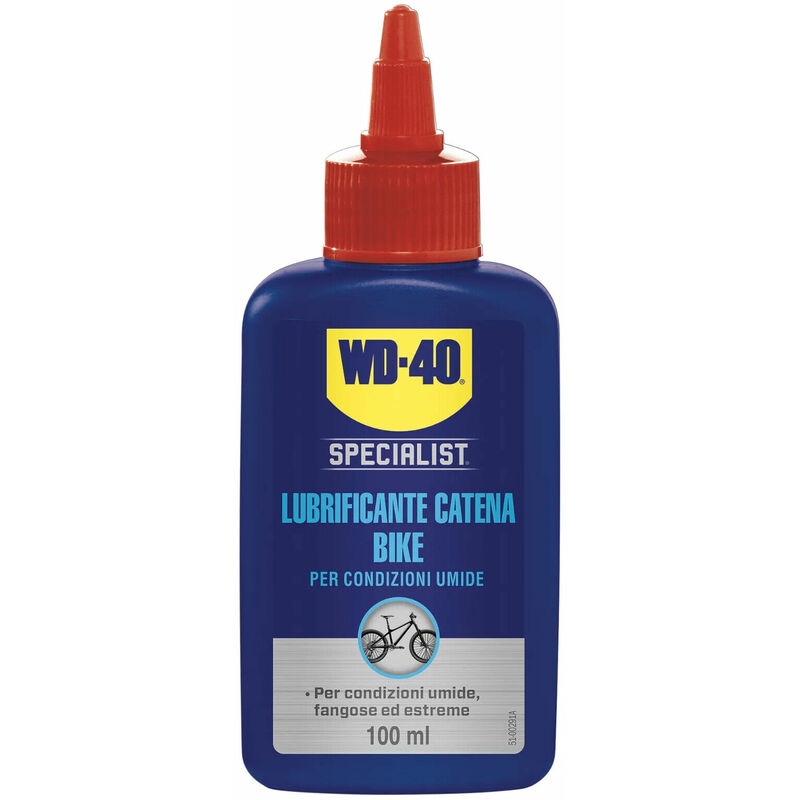 Bike Bici Lubrificante per Catene ambienti umidi bagnato o fango da 100 ml - Wd-40