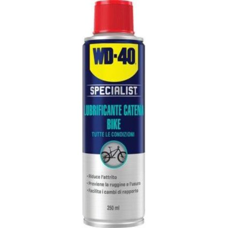 Lubrificante catena bike spray wd-40 ml 250 (12 pezzi) Wd-40