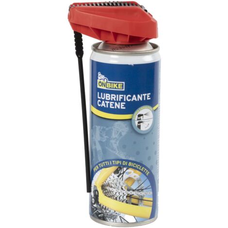 Lubrificante catene spray 200 ml adatto per tutti i tipi di biciclette