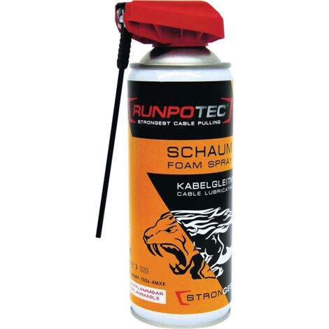 Lubrificante per cavi Bomboletta di schiuma da 400 ml