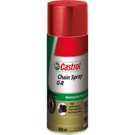 Lubrificante sintetico Chain Spray O-R per moto, bianco, ottima protezione