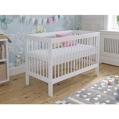 Luca Cot Bed 120x60cm (White)