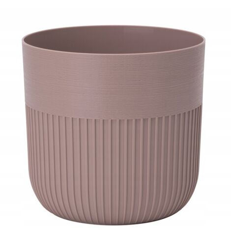 Luca Petit 16 vaso di fiori latte cacao FORM-PLASTIC