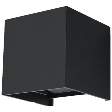 LUCA wall lamp black LED IP54