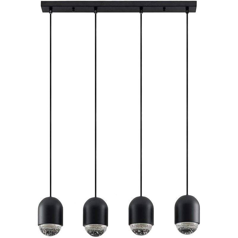 

Amielle lámpara colgante, 4 luces, negro - Lucande