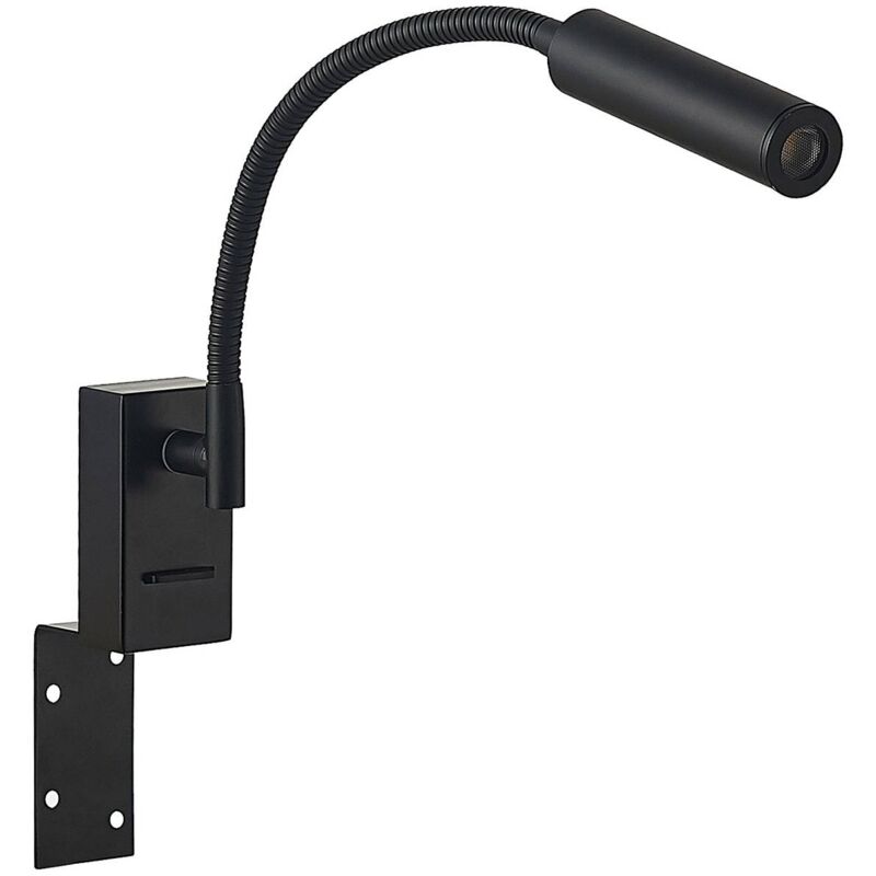 

Anaella aplique LED, negro, 55 cm - Lucande