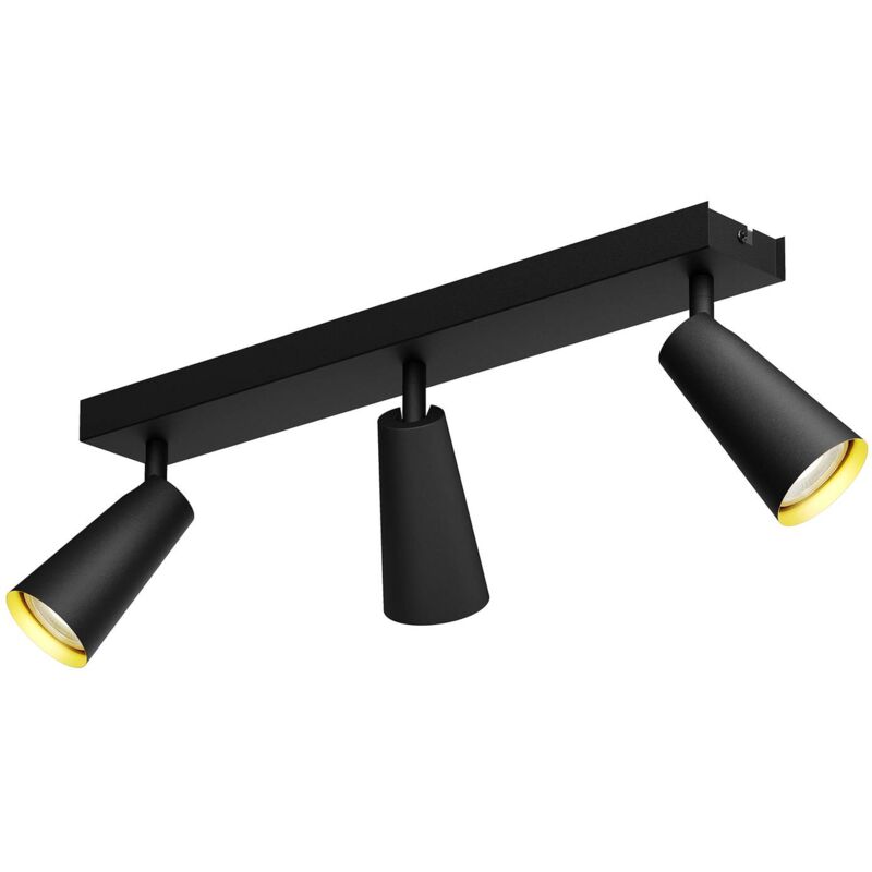 

Angelina lámpara techo oro-negro 3 luces - Lucande