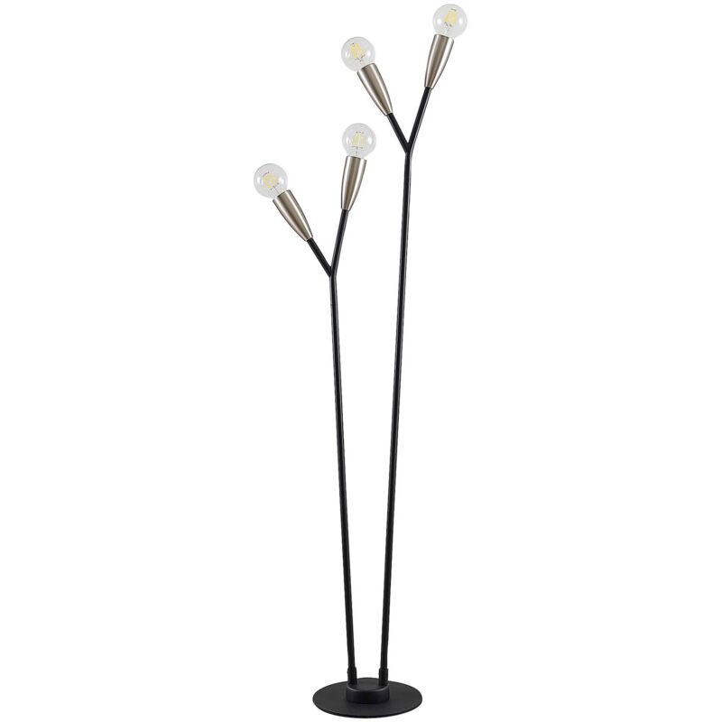 

Carlea lámpara de pie 4 luces negro-níquel - Lucande